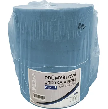 Utěrka Průmyslová utěrka, 3-vrstvá, v roli, 38x36 cm, délka 360 m, 1000 útržků - CARFIT