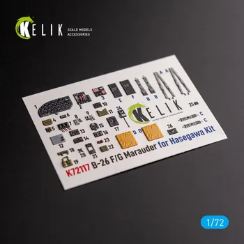 Plastikový model 1/72 B-26 F/G Marauder interior 3D (HAS)