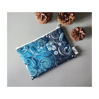 Kapsička na zip - tyrkysová