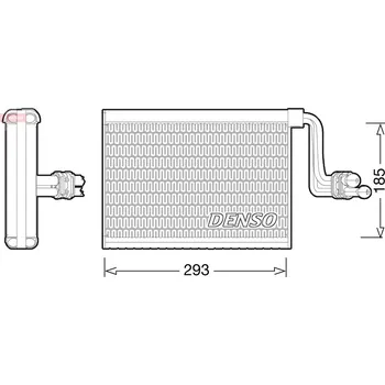 Výparník klimatizace Výparník klimatizace DENSO DEV05002