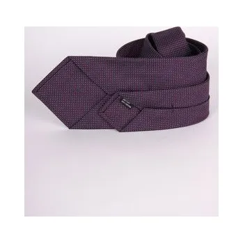 Kravata ELSNER Kravata JEDWAB ŻAKARD A1010 Fialová OS