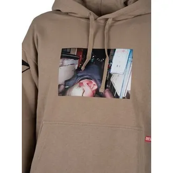 Pánská mikina Diesel Mikina A03592-0IEAX Béžová Regular Fit L