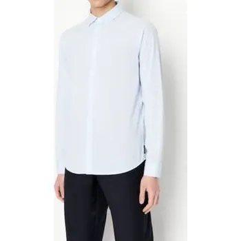 Pánská košile Armani Exchange Košile 3RZC02 ZNR7Z 65AF Modrá Regular Fit L