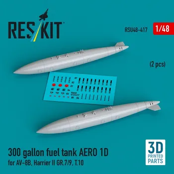 Plastikový model 1/48 300 gallon fuel tank AERO 1D (2 pcs.)