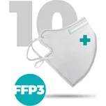 Nanolab® Český bezpečný nano respirátor FFP3 bílý 10 ks