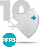 Nanolab® Český bezpečný nano respirátor FFP3 bílý 10 ks