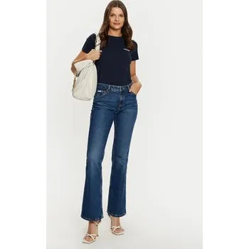 Pánské tričko Guess Jeans T-Shirt W4YI02 J1314 Tmavomodrá Slim Fit XS