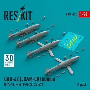 Plastikový model 1/48 GBU-62 (JDAM-ER) bombs (4 pcs.)