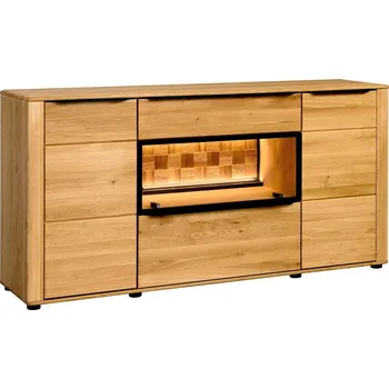 Komoda Dubová komoda včetně osvětlení LUNA typ 49