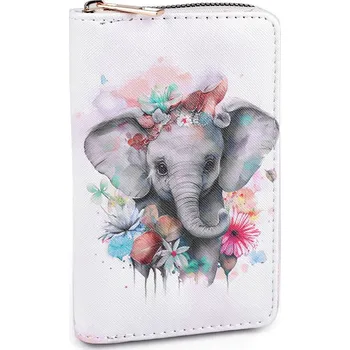 Peněženka Dámská / dívčí peněženka slon 10x15,5 cm, malé, 1 šedá světlá