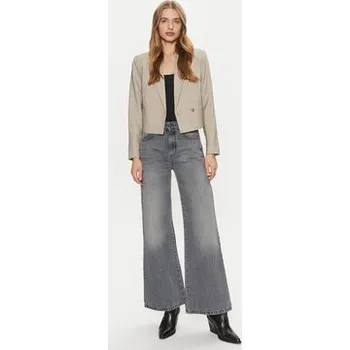 Dámské sako Vero Moda Sako Eli 10319629 Béžová Cropped Fit 38