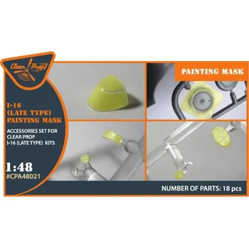 Plastikový model 1/48 I-16 late version Painting mask (CL.PROP)