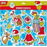 Grinch Nálepky na okno XL