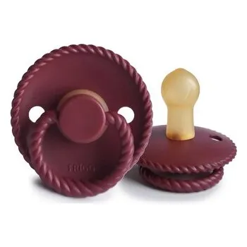 dudlíky CUMLÍK FRIGG ROPE SWEET CHERRY, 0-6M, KAUČUK