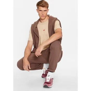 Pánské tričko New Balance T-Shirt Athletics Remastered Graphic Cotton Jersey Short Sleeve T-shirt MT31504 Hnědá Regular Fit L