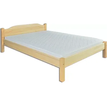 Postel Dřevěná masivní postel 200x200 cm DN106 borovice masiv