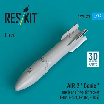 Plastikový model 1/72 AIR-2 'Genie' nuclear air-to-air rocket (1x)