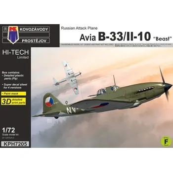 Plastikový model 1:72 Avia B-33/Il-10 “Beast”