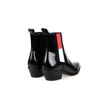 Dámské kozačky Tommy Hilfiger Kozačky EN0EN00711 Černá 37