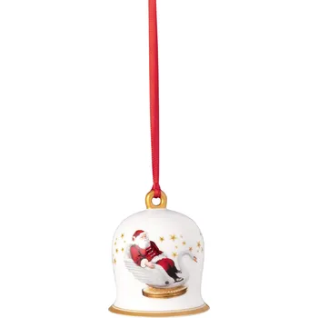Vánoční ozdoba Villeroy & Boch Annual Christmas Bell 2024 zvonek 6,9 cm
