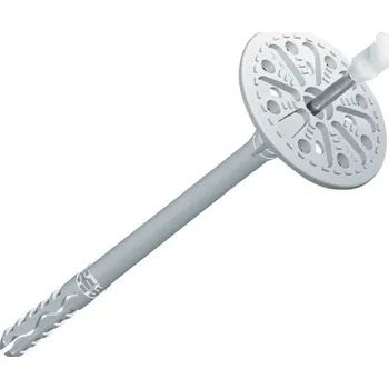 Hmoždinka Hmoždinka talířová LMX s kovovým trnem – 10 × 220 mm, 100 ks/bal