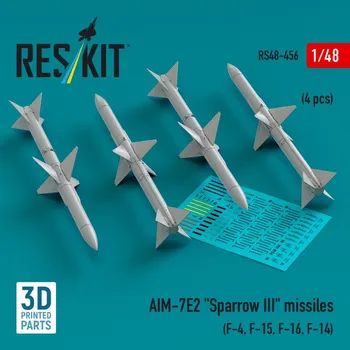 Plastikový model 1/48 AIM-7E2 'Sparrow III' missiles (4 pcs.)