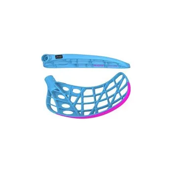 Florbalová čepel Fat Pipe CTRL SLICKS FH2 Florbalová čepel Baby Blue / Le Pink, Střední - odlehčená, Levá (levá ruka dole), PP - polypropylen