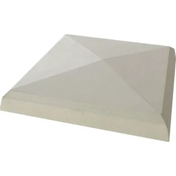 Příslušenství pro plot Krycí deska sloupku 500x500 - světle šedá, hladký