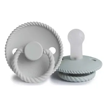 CUMLÍKY FRIGG ROPE FRENCH GRAY/ SILVER GRAY, +6M, SILIKÓN