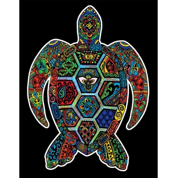 RC model ostatní Colorvelvet Sametový obrázek Želva 21x29,7cm