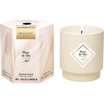 Svíčka My Jolie Candle Vonná svíčka 36h s náramkem Gold Les Surprenantes Čajovníkový květ 320277 + 2 měsíce na vrácení zboží