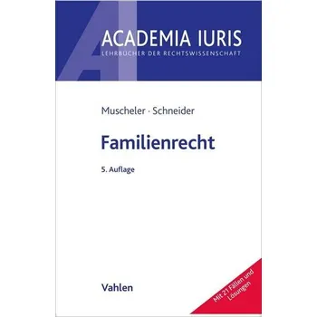 Familienrecht - Muscheler, Karlheinz [DE] (2024, Brožovaná, Vahlen Franz GmbH)