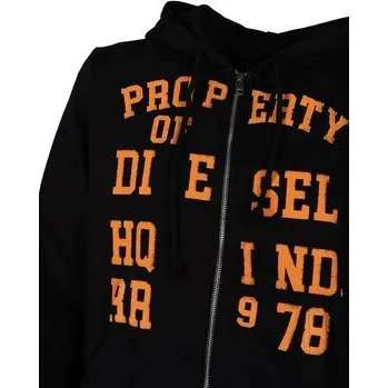 Pánská mikina Diesel Mikina A08697-0HAYT Černá Regular Fit L