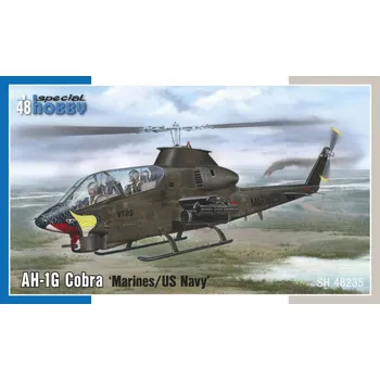 Plastikový model 1/48 AH-1G Cobra 'Marines/US Navy' (4x camo)