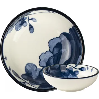 GUSTA Mistička keramika průměr 9 x 2,8 cm Pivoňky