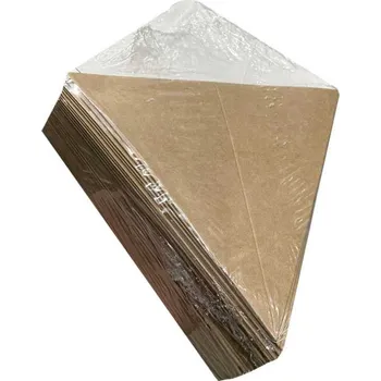 Jednorázové nádobí kornout na hranolky s dipem - 195x165 mm (50 ks/balení)