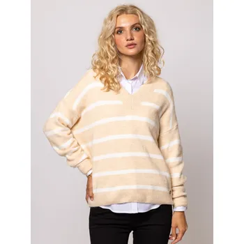 Dámský svetr HASSIC beige XS