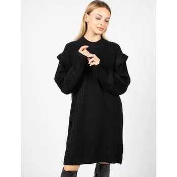 Dámské šaty Silvian Heach Každodenní šaty PGA22120VE Černá Regular Fit XXS