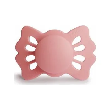 dudlíky SYMETRICKÝ CUMLÍK FRIGG LUCKY PRETTY IN PEACH, 0-6M, SILIKÓN