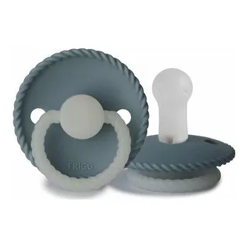 dudlíky CUMLÍK FRIGG ROPE STONE BLUE NIGHT, +6M, SILIKÓN