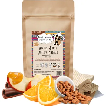 Káva Kava.cz Mexiko Altura Adelita Chiapas 250 g (espreso)