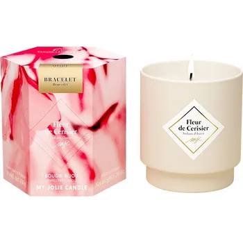 Svíčka My Jolie Candle Vonná svíčka 36h s náramkem Gold Les Surprenantes Třešňový květ 320278 + 2 měsíce na vrácení zboží