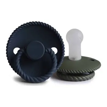 DVOJBALENIE CUMLÍKOV FRIGG ROPE DARK NAVY/ OLIVE, 6-18M, SILIKÓN