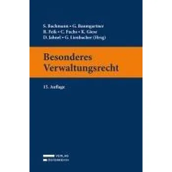 Besonderes Verwaltungsrecht - Bachmann, Susanne