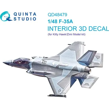 Plastikový model 1/48 F-35A 3D-Printed&col.Interior (KITTYH/ZIMI)