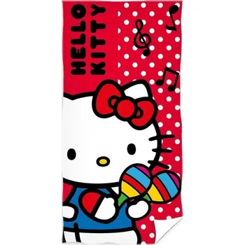 Carbotex Hello Kitty dětská osuška 70 x 140 cm