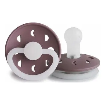 dudlíky CUMLÍK FRIGG MOON PHASE TWILIGHT MAUVE NIGHT, 0-6M, SILIKÓN