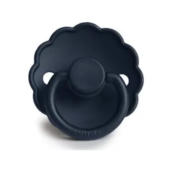 dudlíky CUMLÍK FRIGG DAISY DARK NAVY, +6M, SILIKÓN