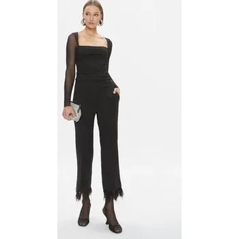 Dámské kalhoty MICHAEL Michael Kors Kalhoty z materiálu MH330K43GZ Černá Regular Fit 38