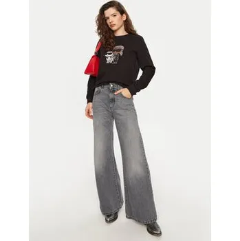 Dámská móda KARL LAGERFELD Mikina A1W20081 Černá Regular Fit M